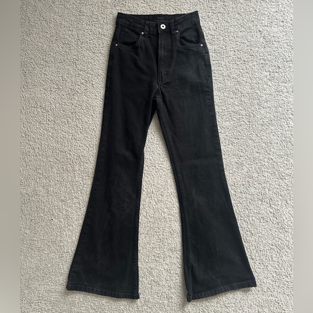 Cotton On High Rise Bootcut Flare Jeans - Black 2